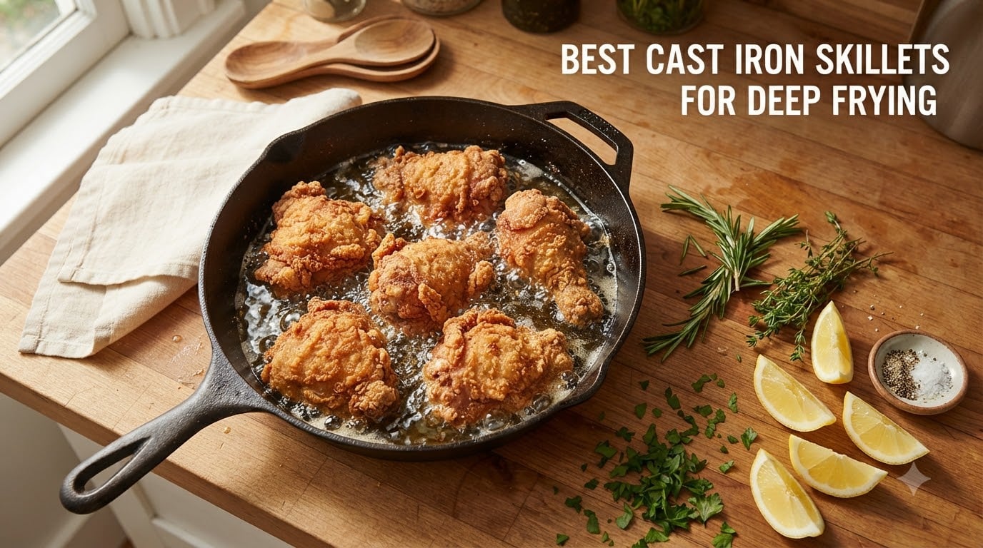 best cast iron skillets for deep frying