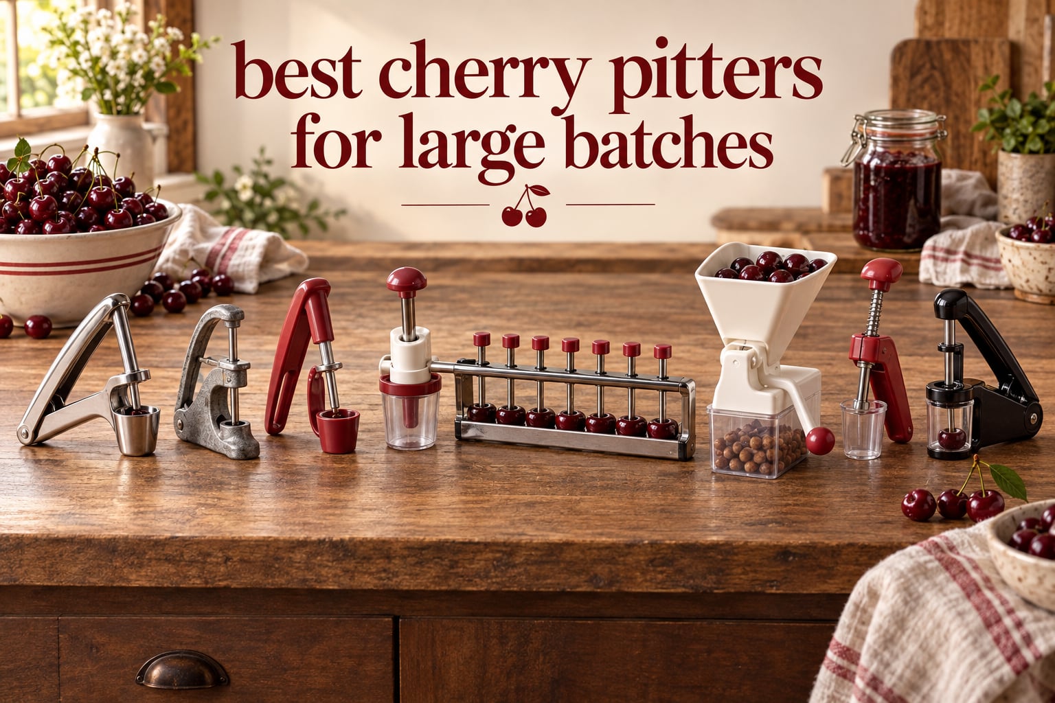best cherry pitters for large batches