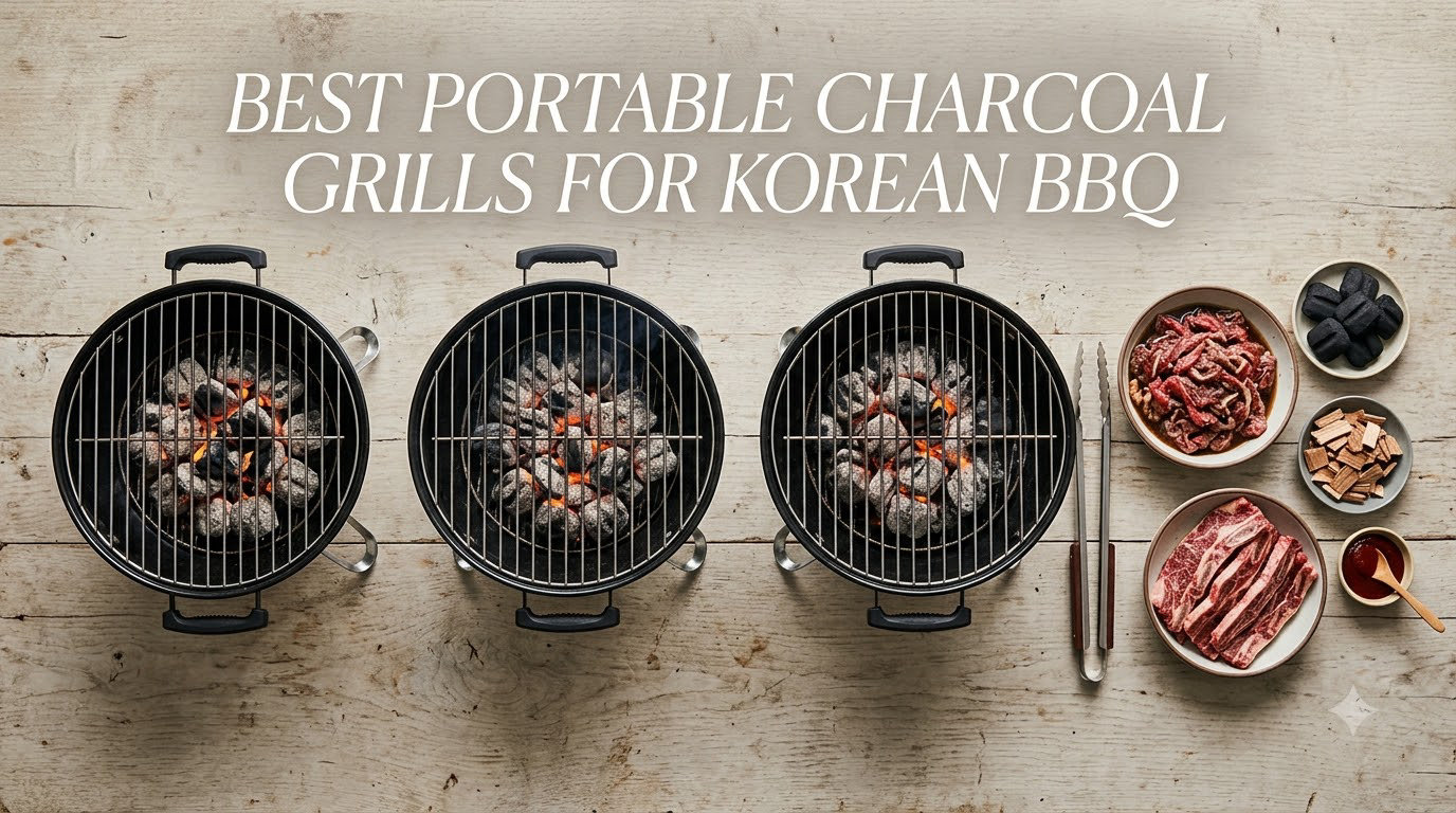 best portable charcoal grills for korean bbq