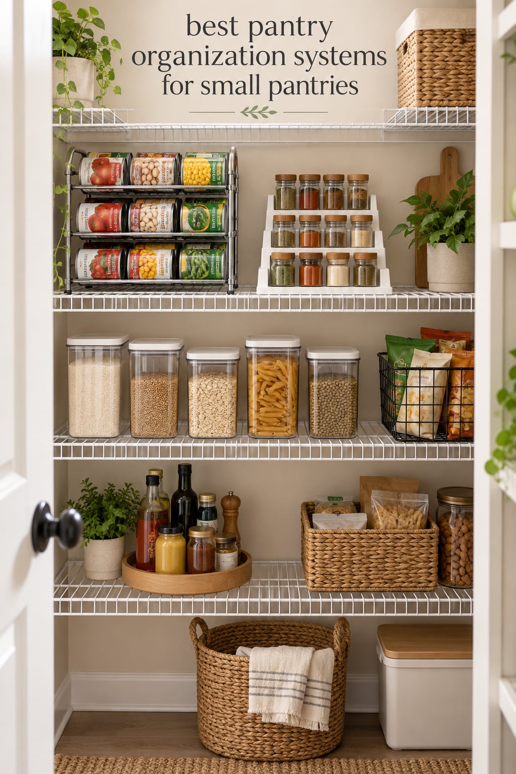 best pantry organization systems for small pantries
