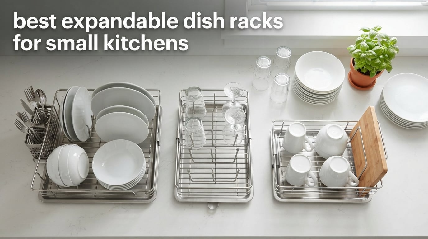 best expandable dish racks for small kitchens