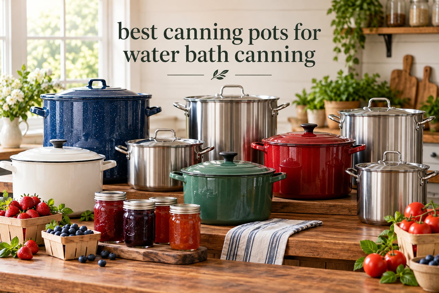 best canning pots for water bath canning