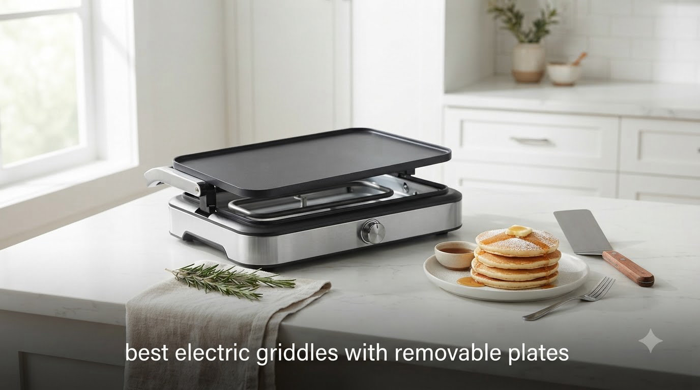 best electric griddles with removable plates