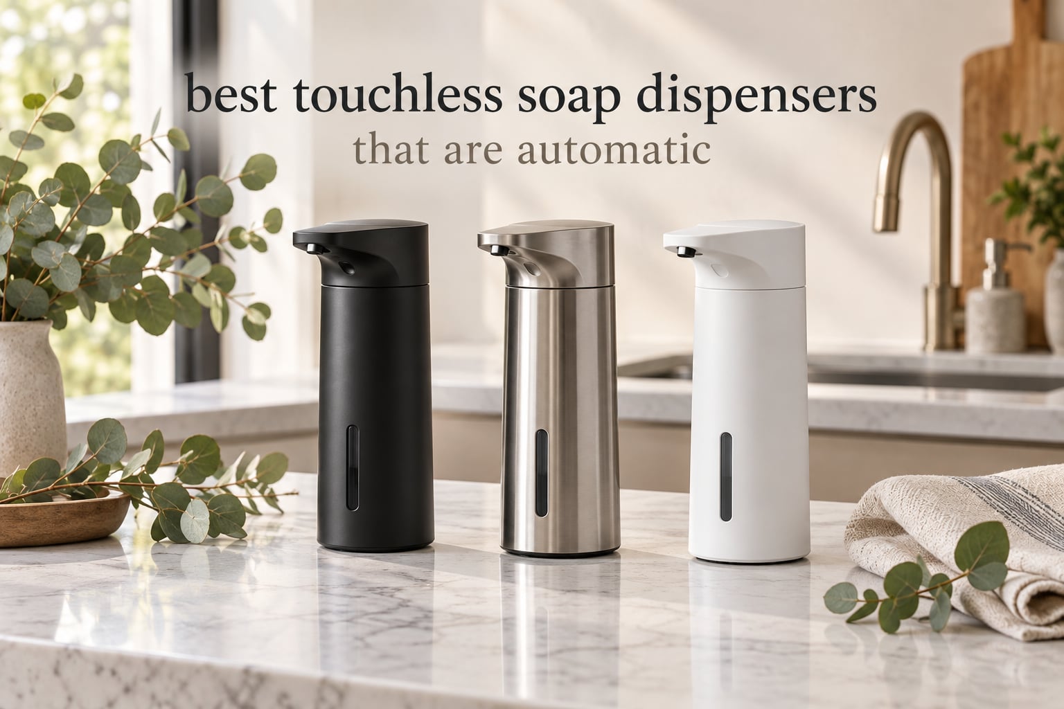 best touchless soap dispensers that are automatic