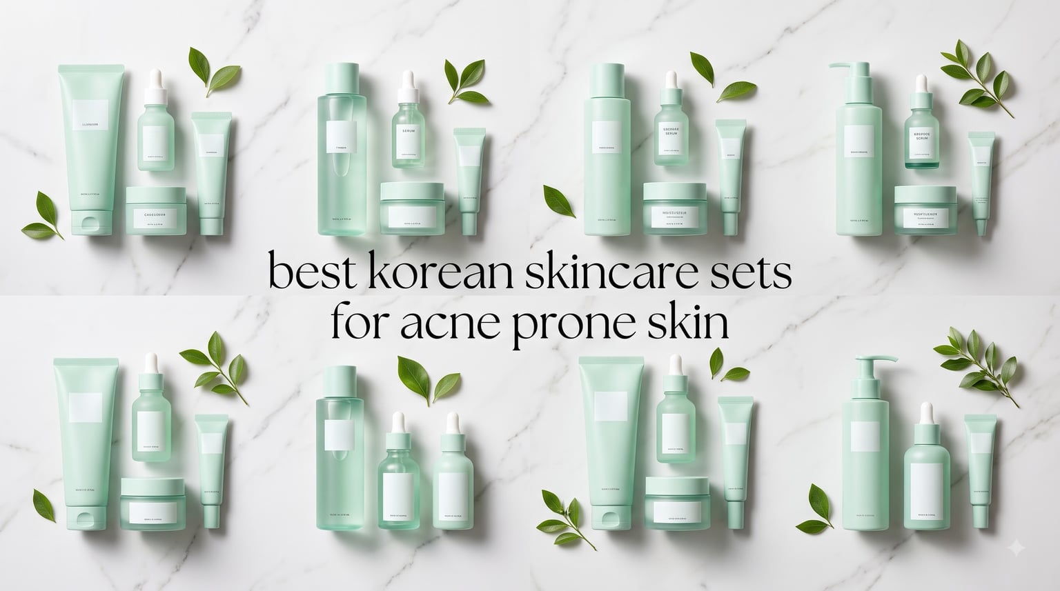 best korean skincare sets for acne prone skin