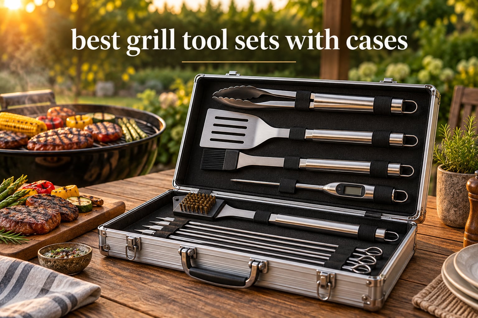 best grill tool sets with cases
