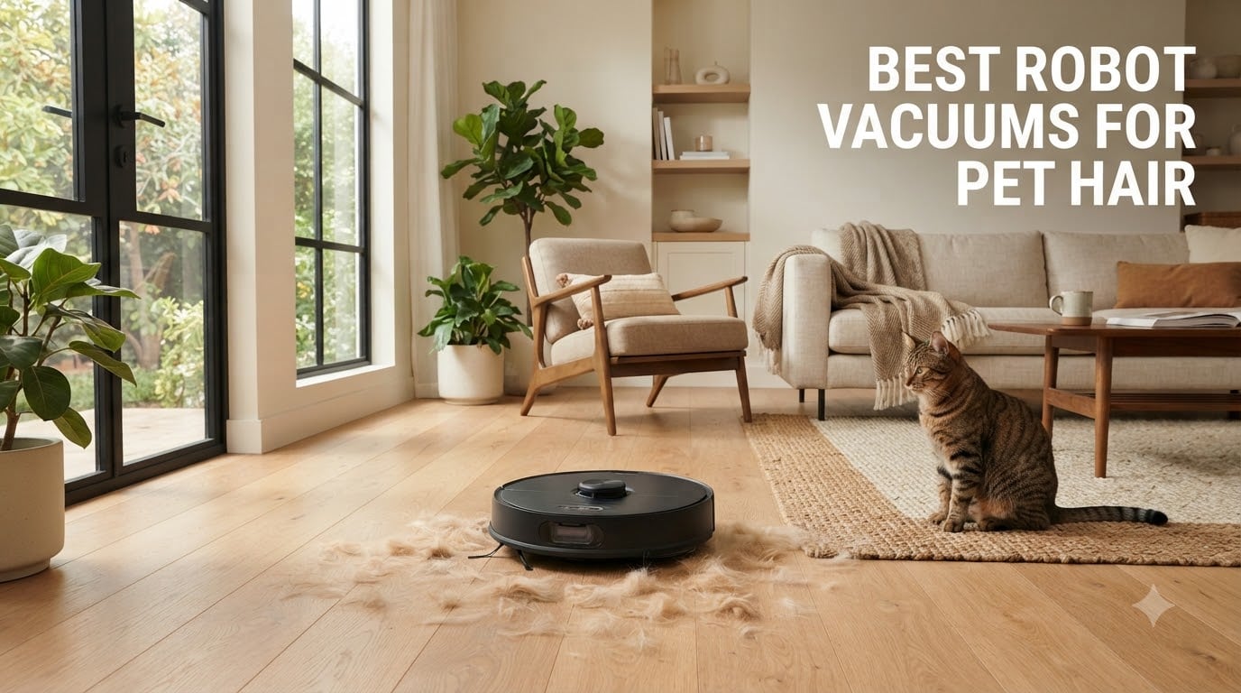 best robot vacuums for pet hair