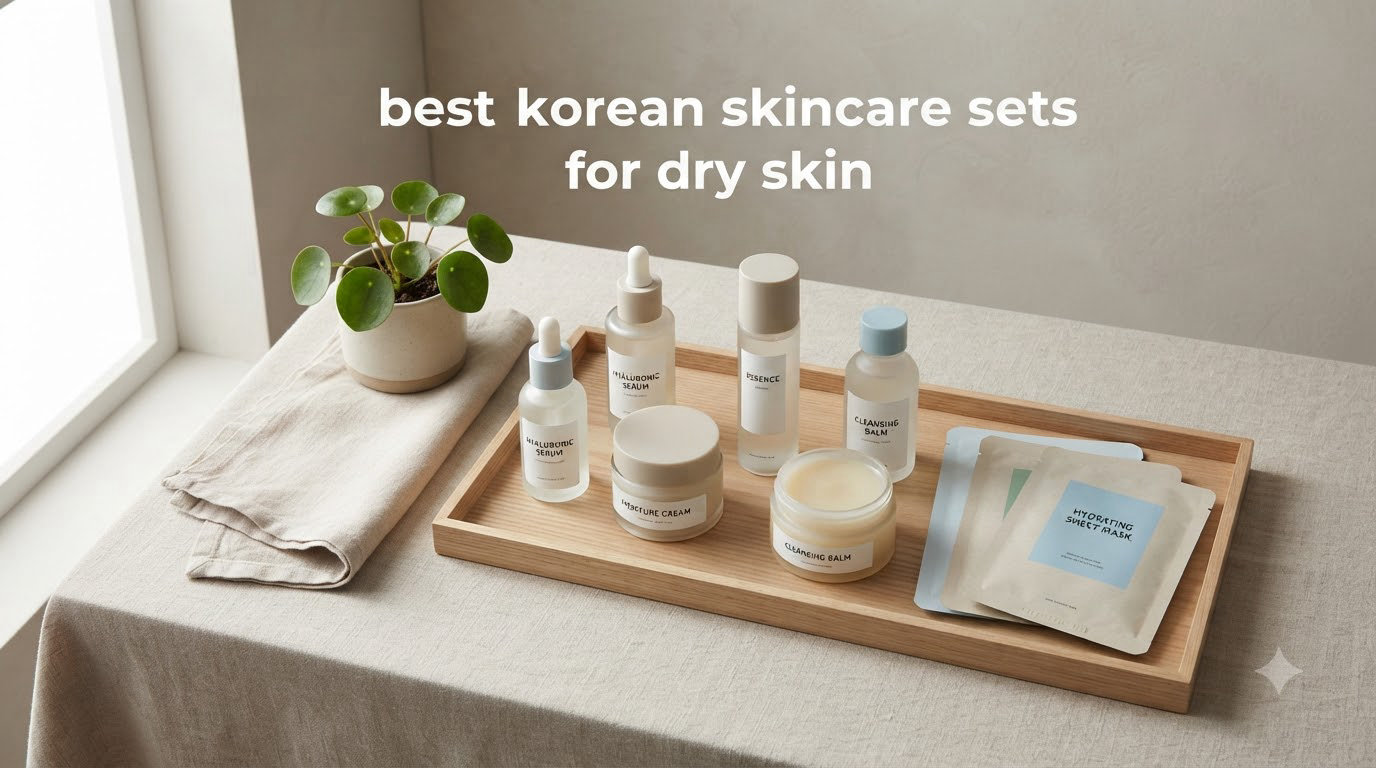 best korean skincare sets for dry skin