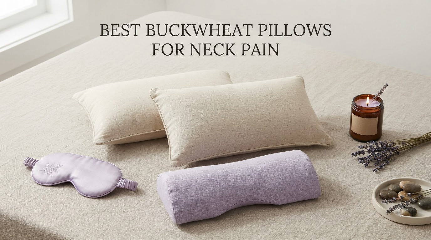 best buckwheat pillows for neck pain
