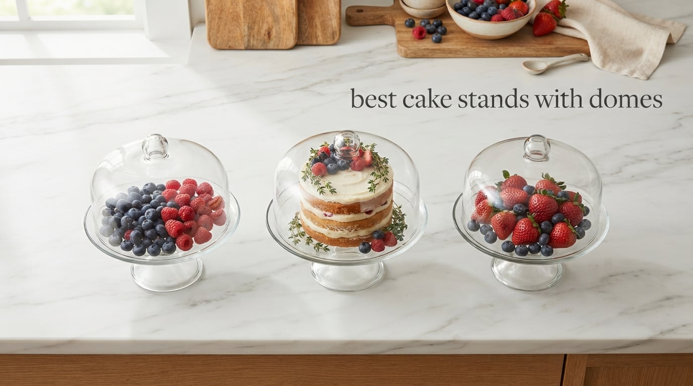 best cake stands with domes