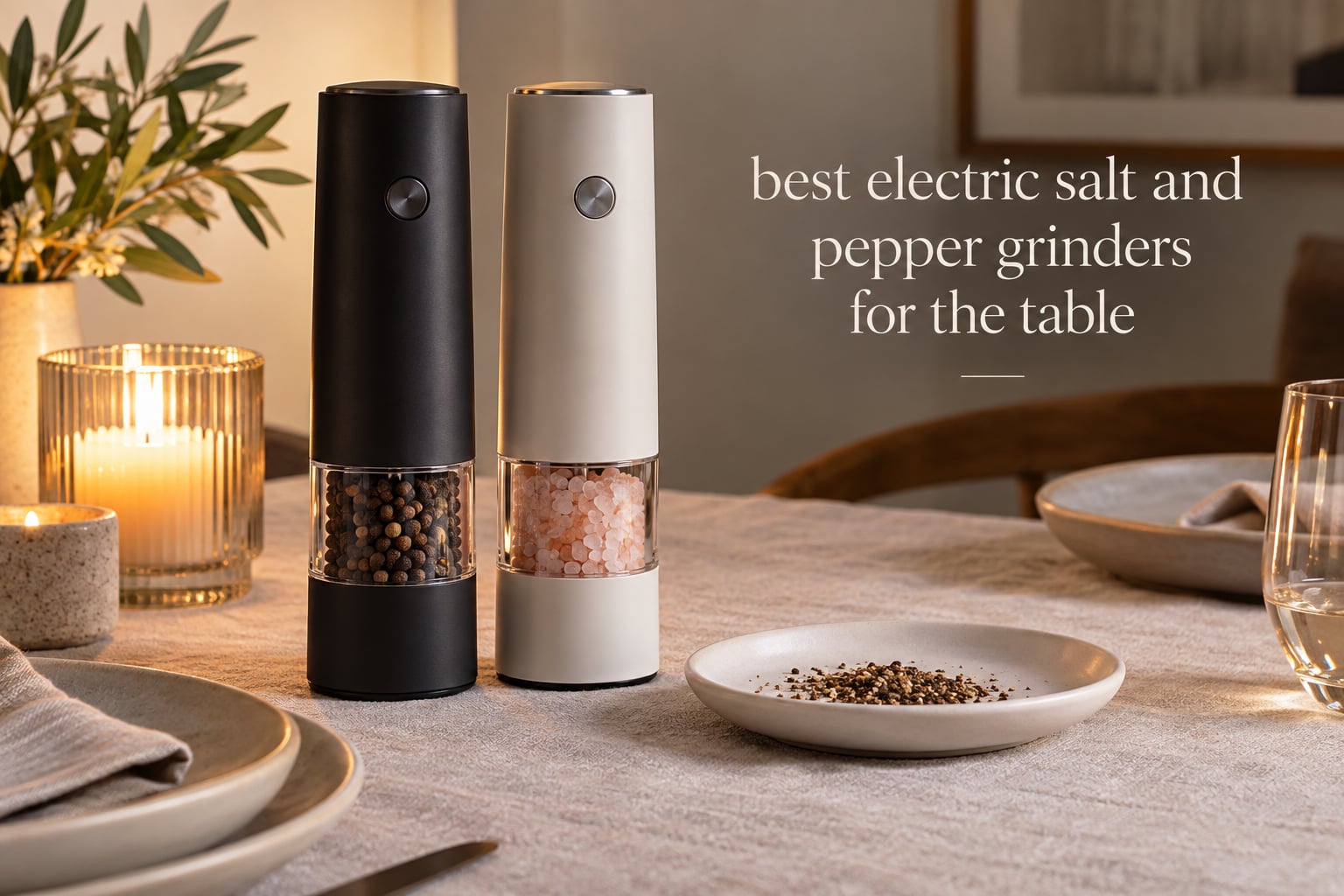 best electric salt and pepper grinders for the table