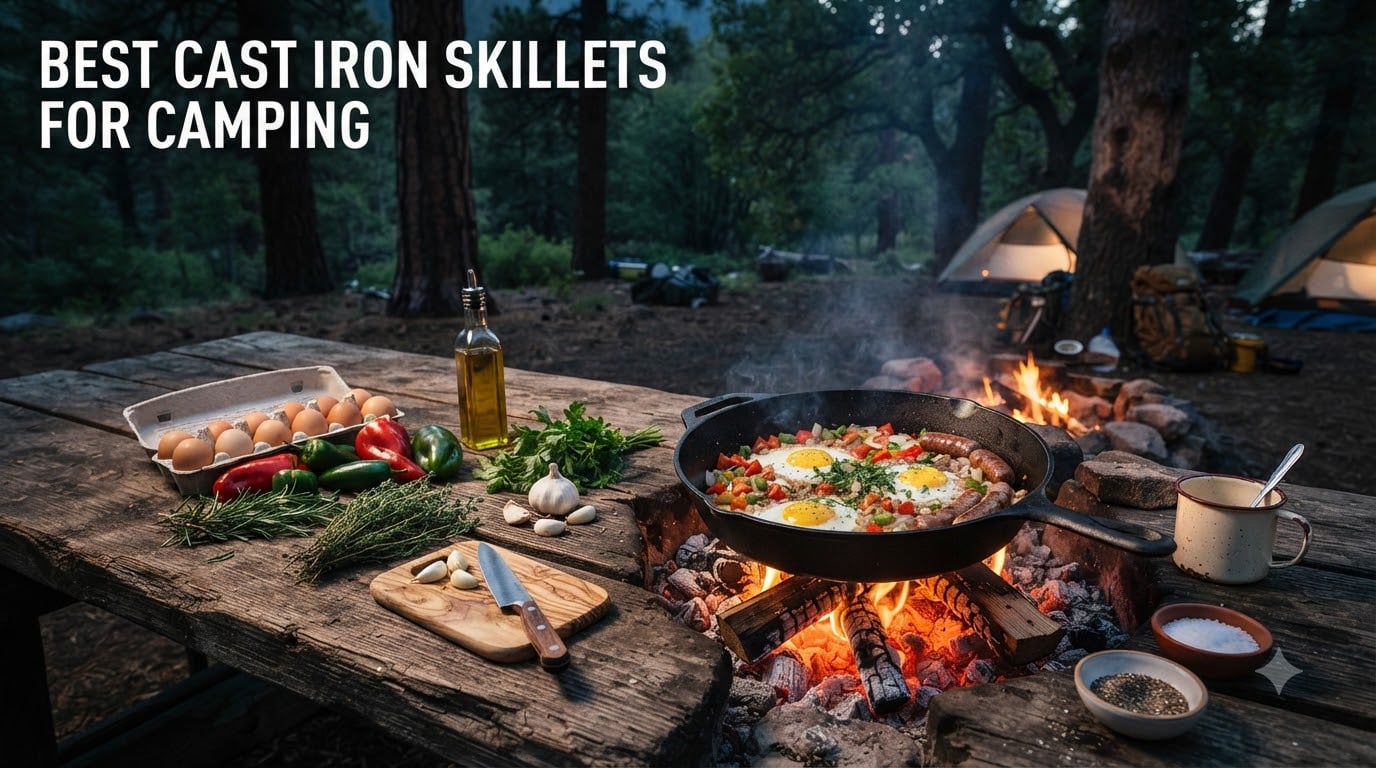 best cast iron skillets for camping