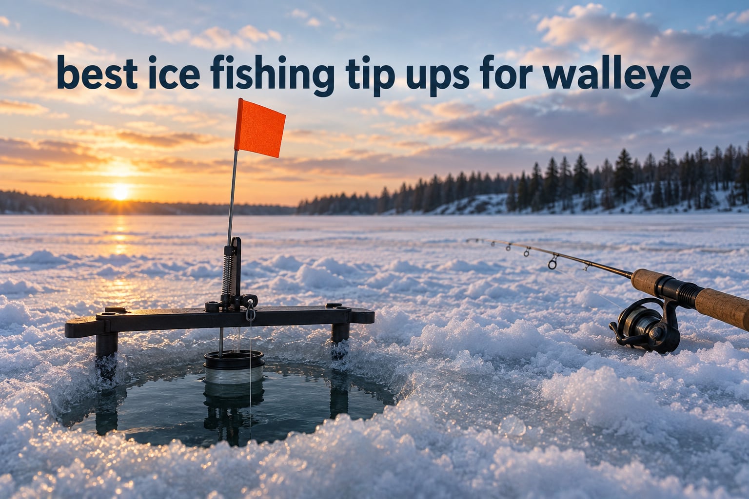 best ice fishing tip ups for walleye