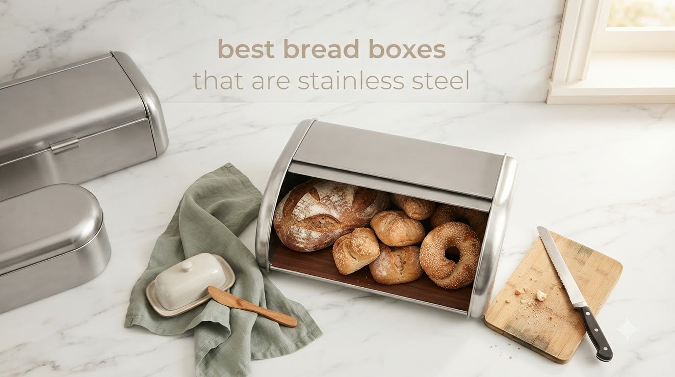 best bread boxes that are stainless steel
