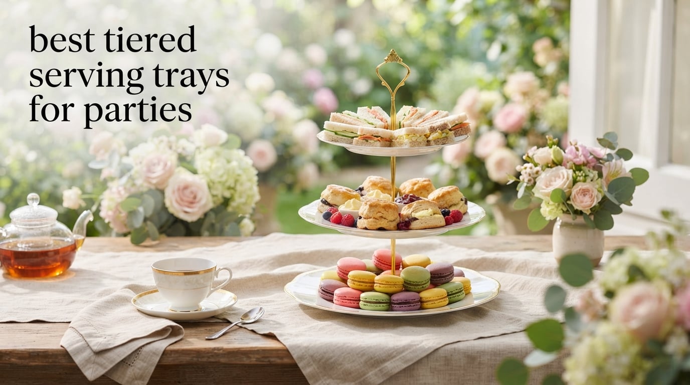 best tiered serving trays for parties