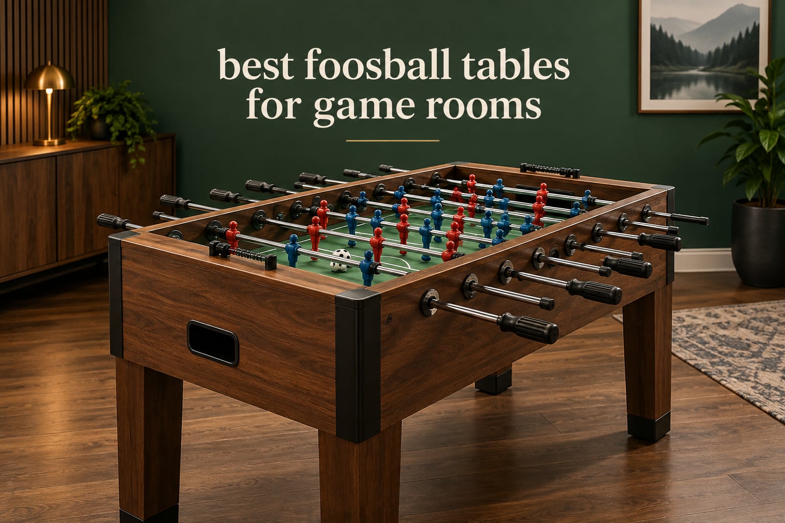 best foosball tables for game rooms