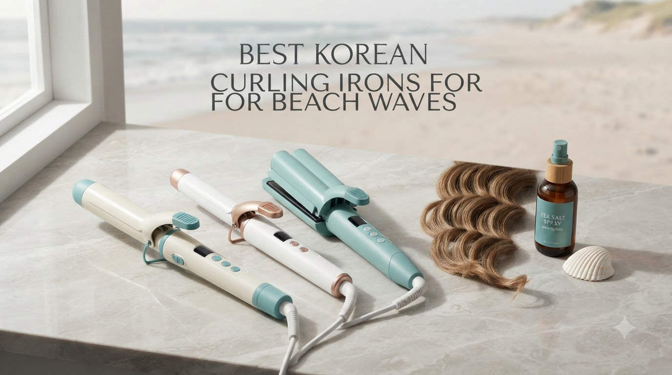 best korean curling irons for beach waves