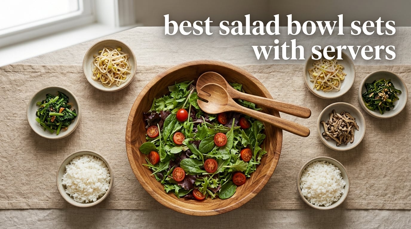 best salad bowl sets with servers