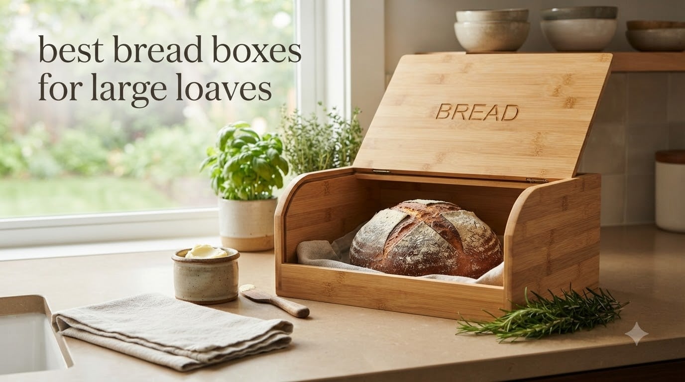best bread boxes for large loaves