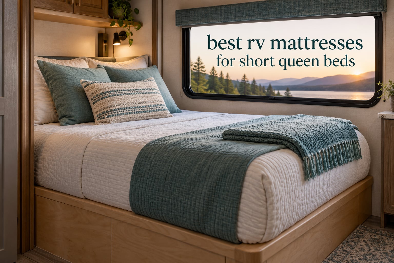 best rv mattresses for short queen beds