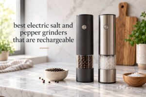 best electric salt and pepper grinders that are rechargeable