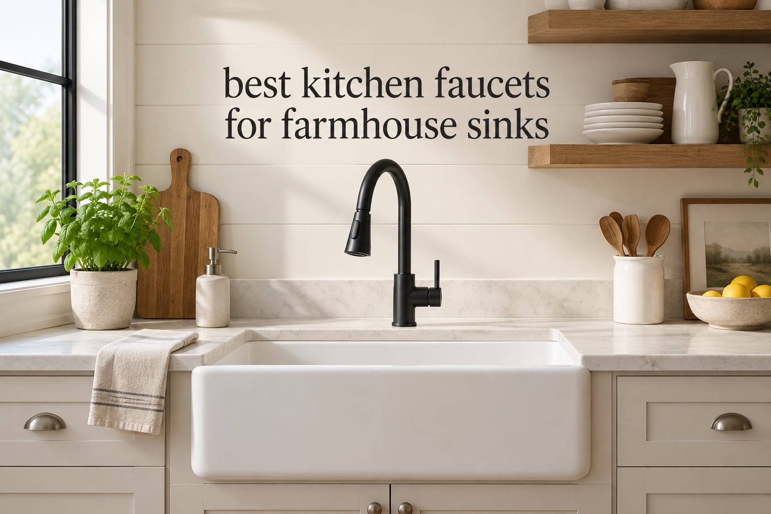 best kitchen faucets for farmhouse sinks