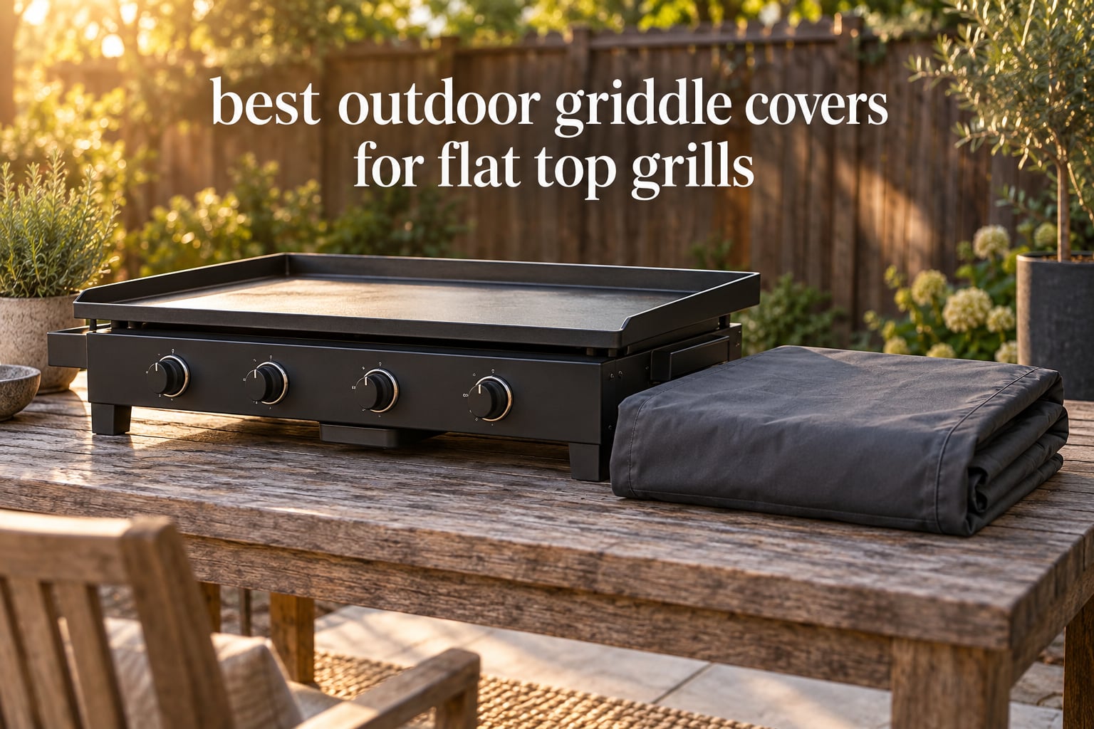 best outdoor griddle covers for flat top grills