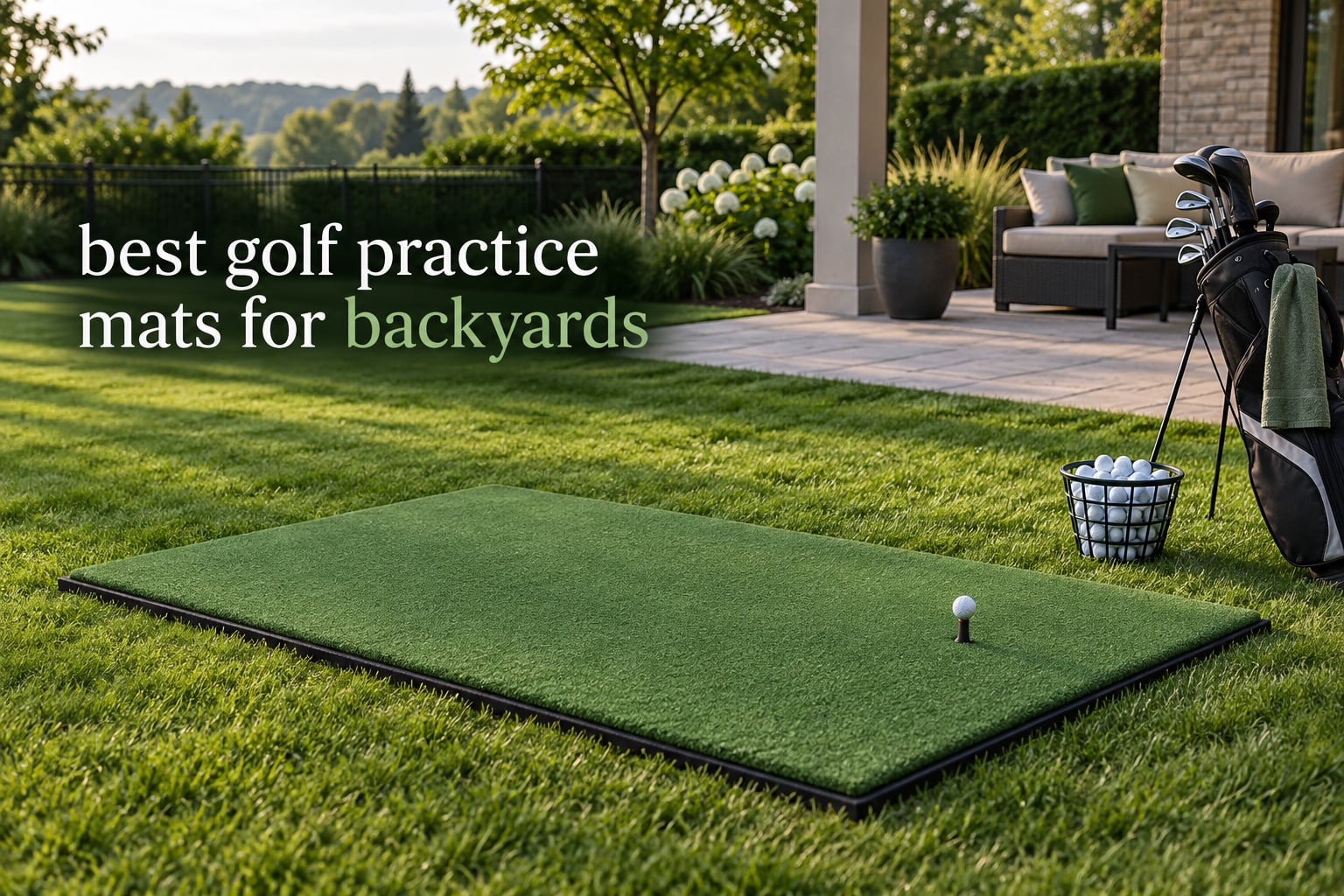 best golf practice mats for backyards