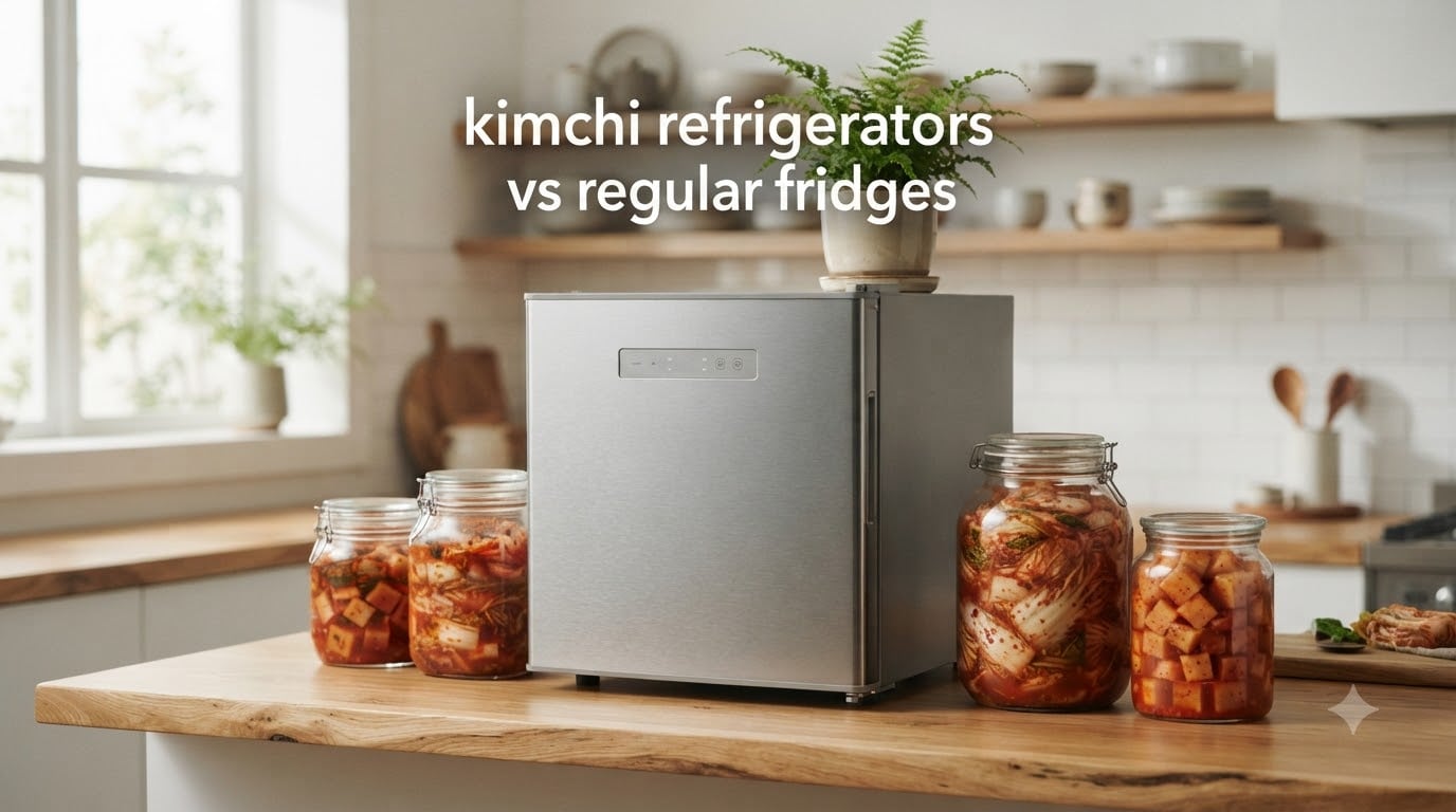 kimchi refrigerators vs regular fridges