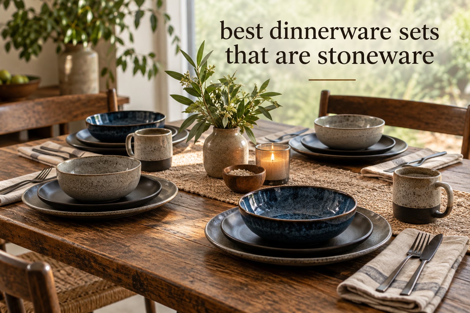 best dinnerware sets that are stoneware
