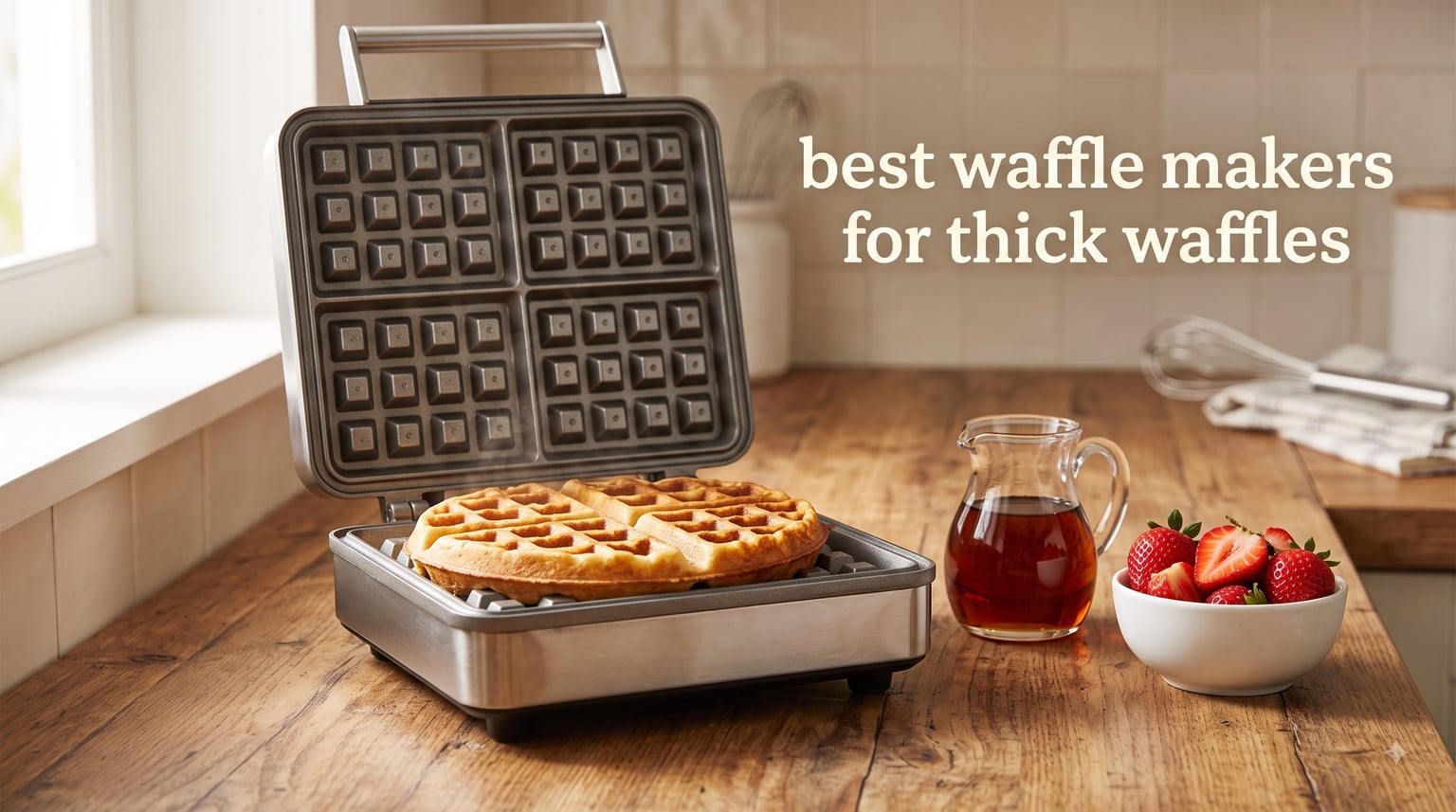 best waffle makers for thick waffles