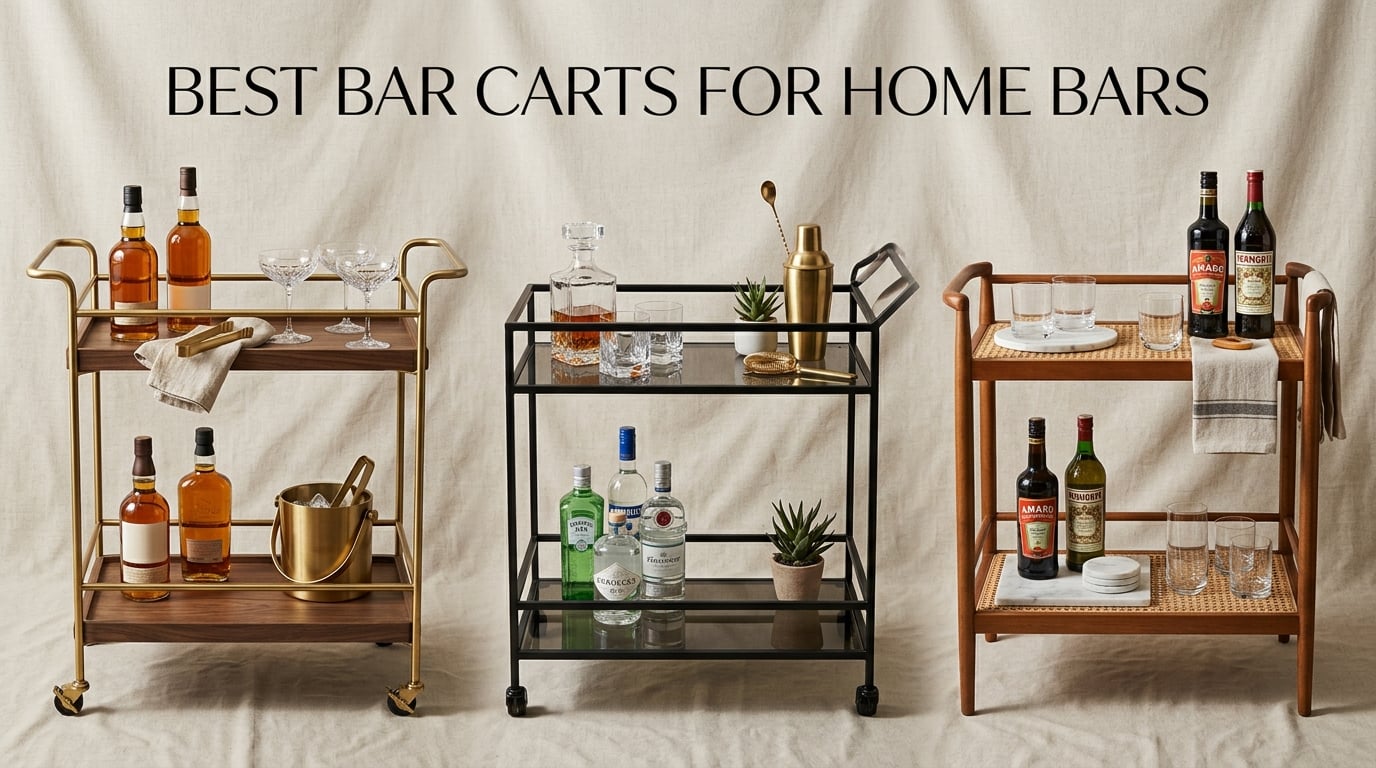 best bar carts for home bars
