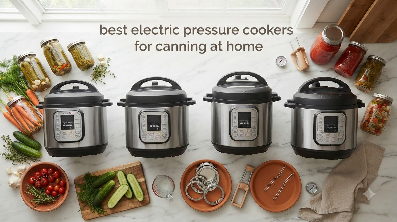 best electric pressure cookers for canning at home
