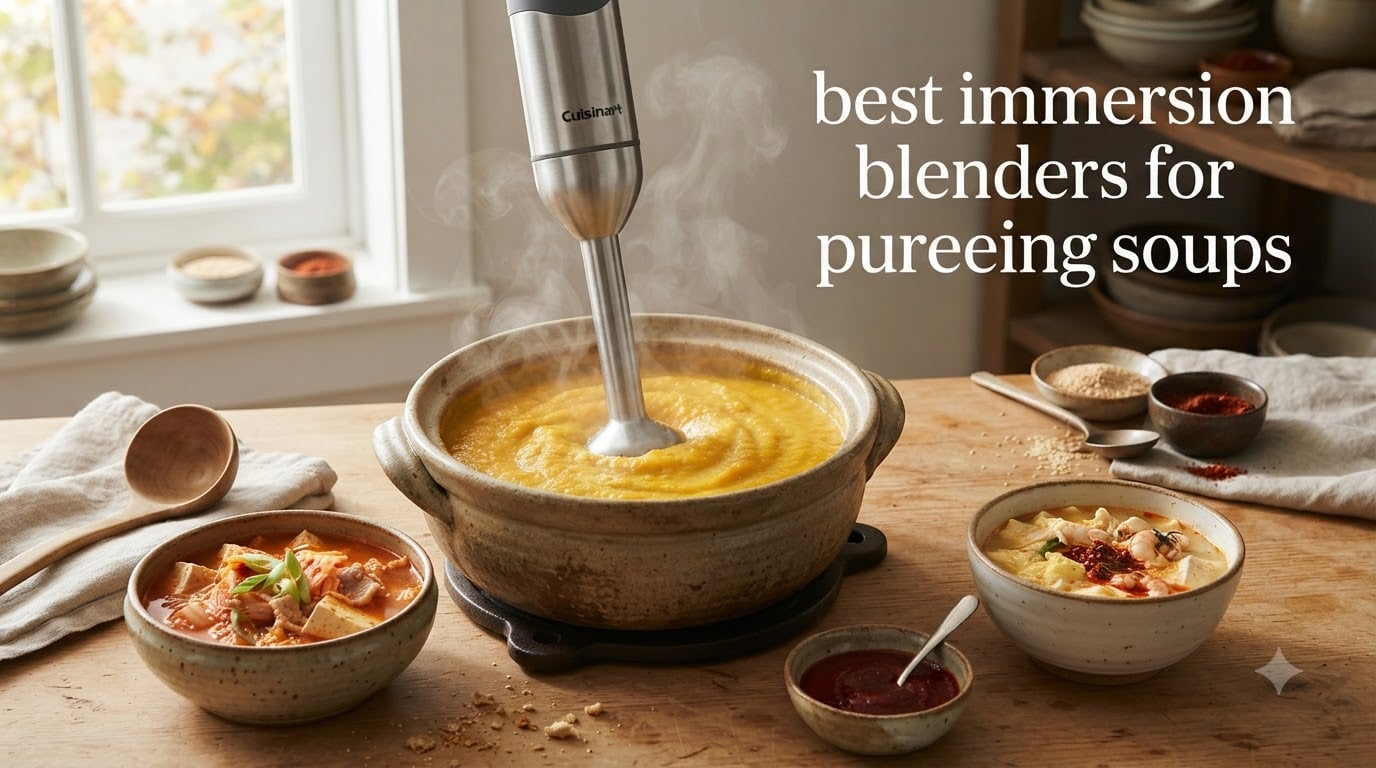 best immersion blenders for pureeing soups