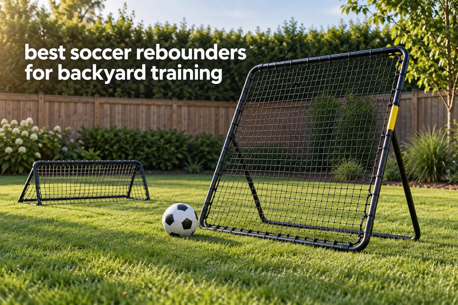 best soccer rebounders for backyard training