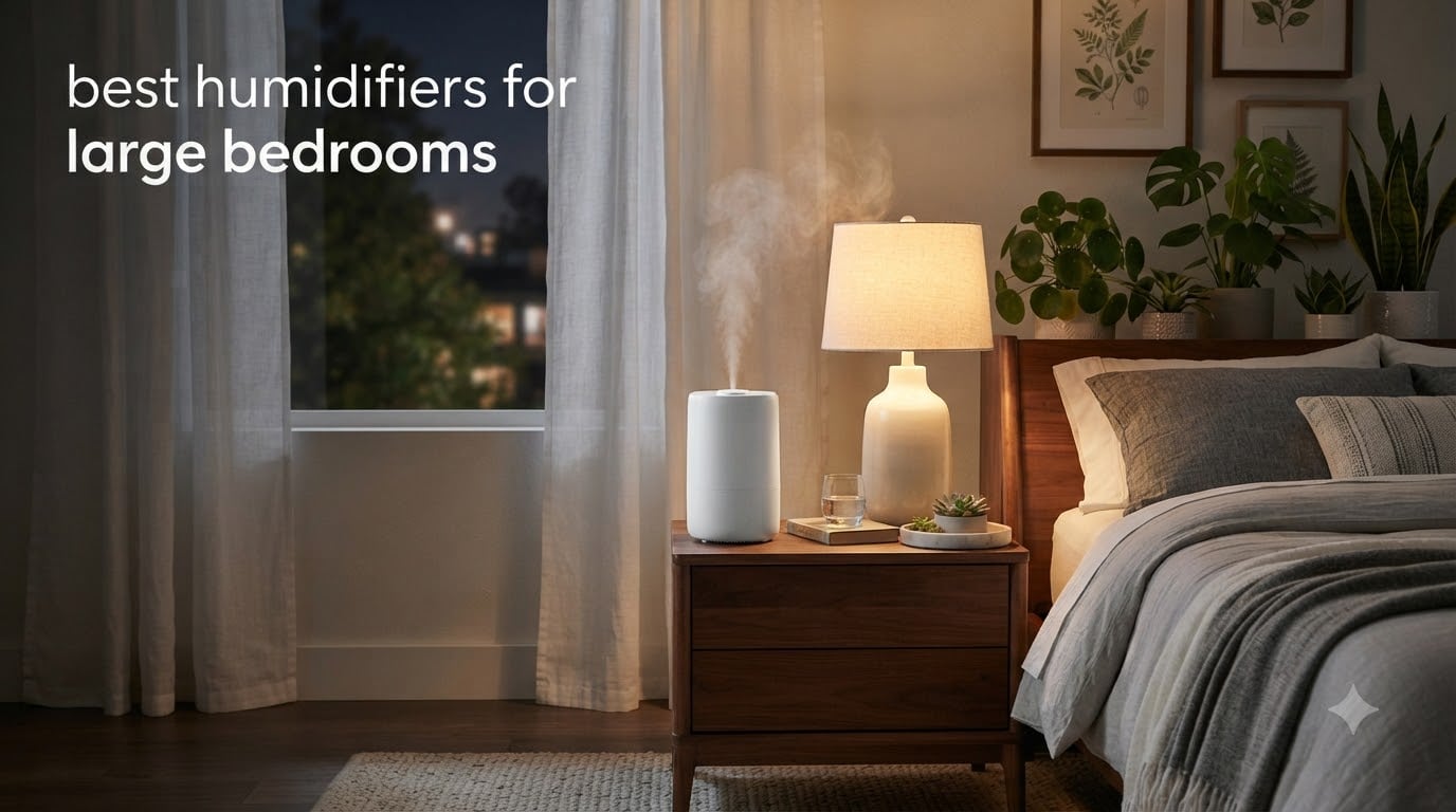 best humidifiers for large bedrooms