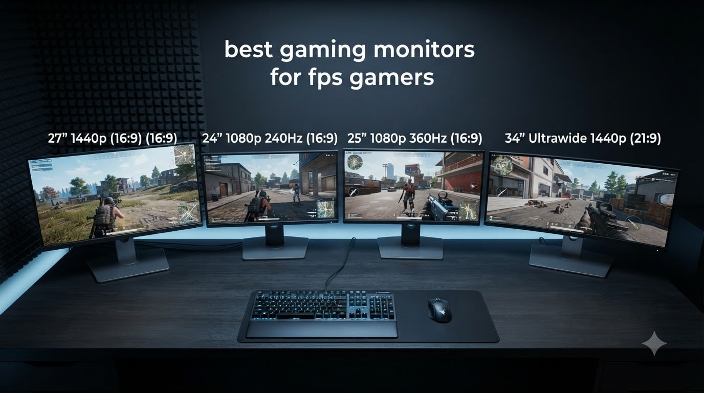 best gaming monitors for fps gamers