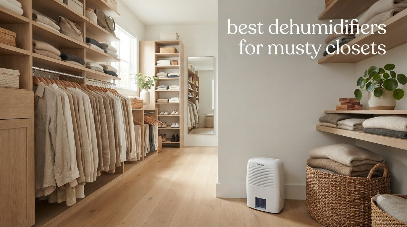 best dehumidifiers for musty closets