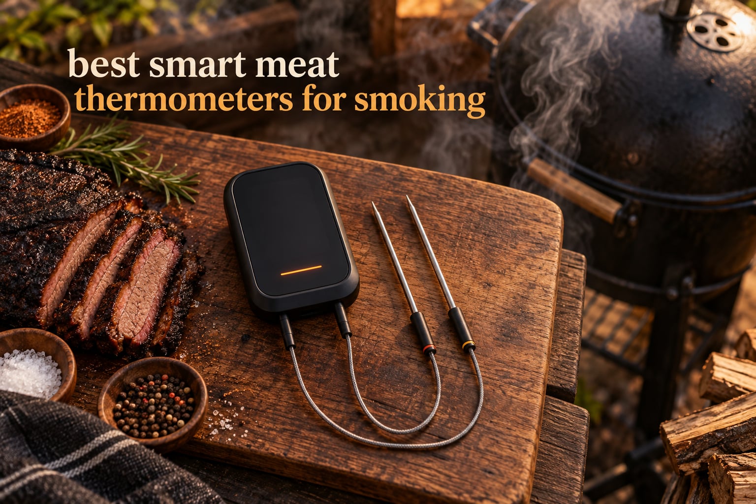 best smart meat thermometers for smoking