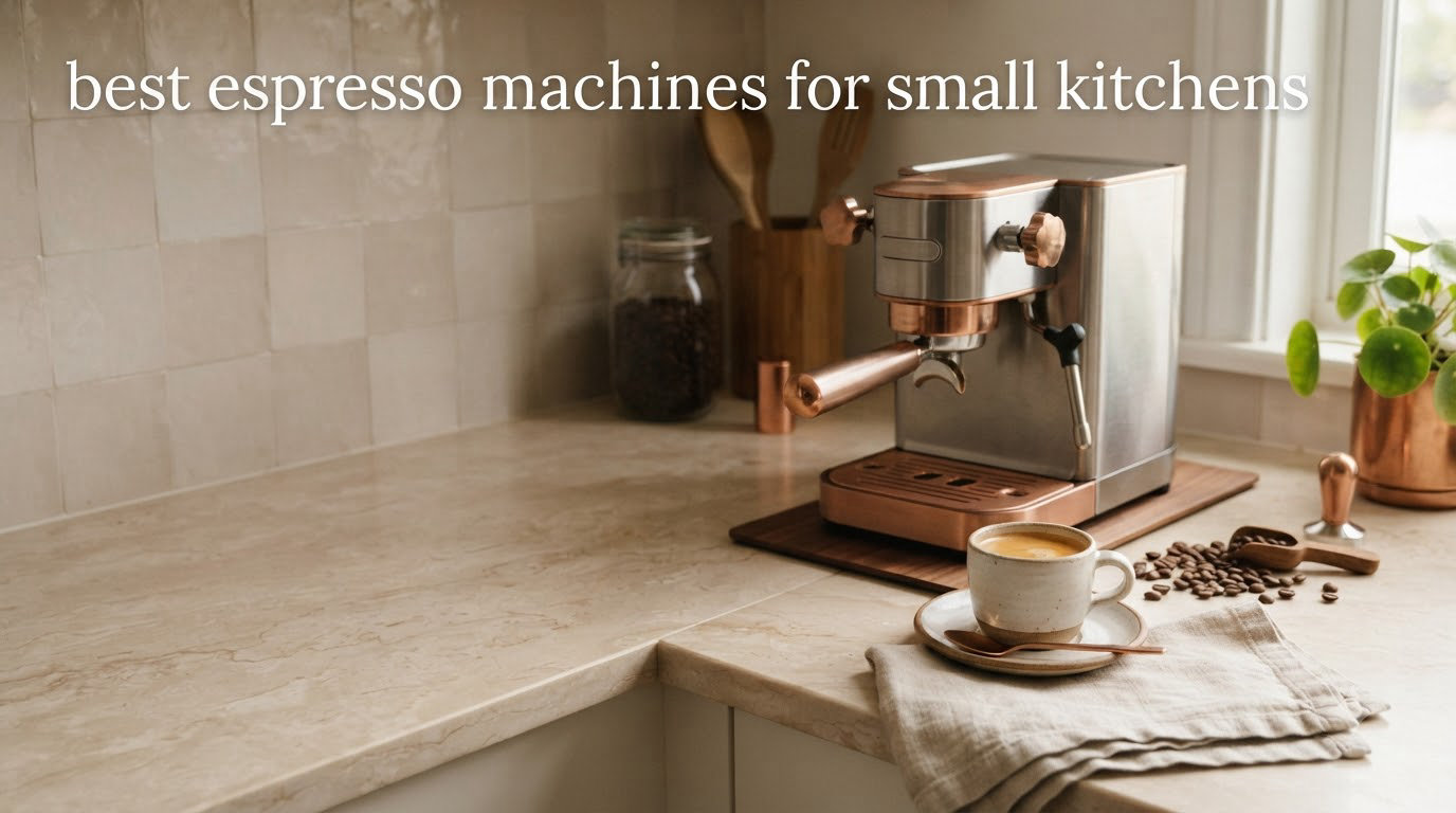 best espresso machines for small kitchens