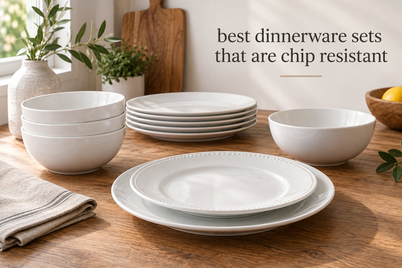 best dinnerware sets that are chip resistant