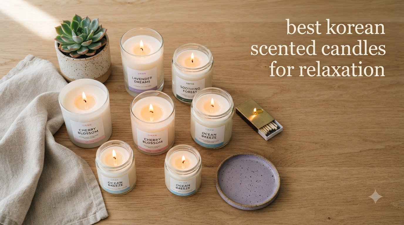 best korean scented candles for relaxation