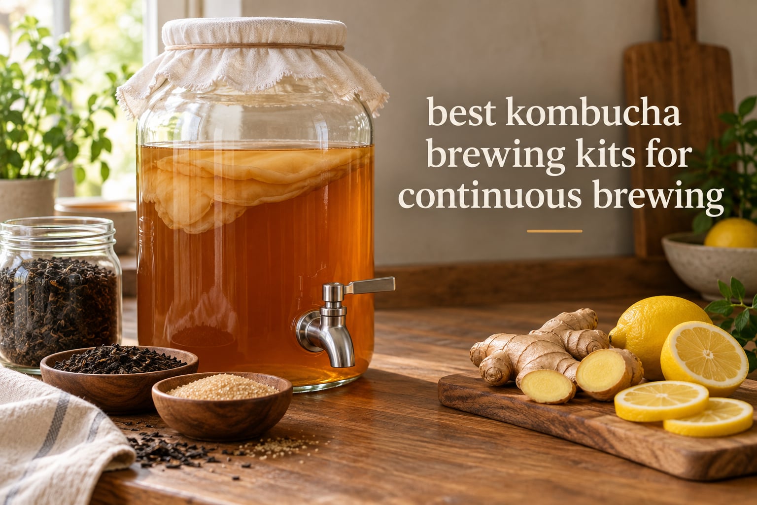best kombucha brewing kits for continuous brewing