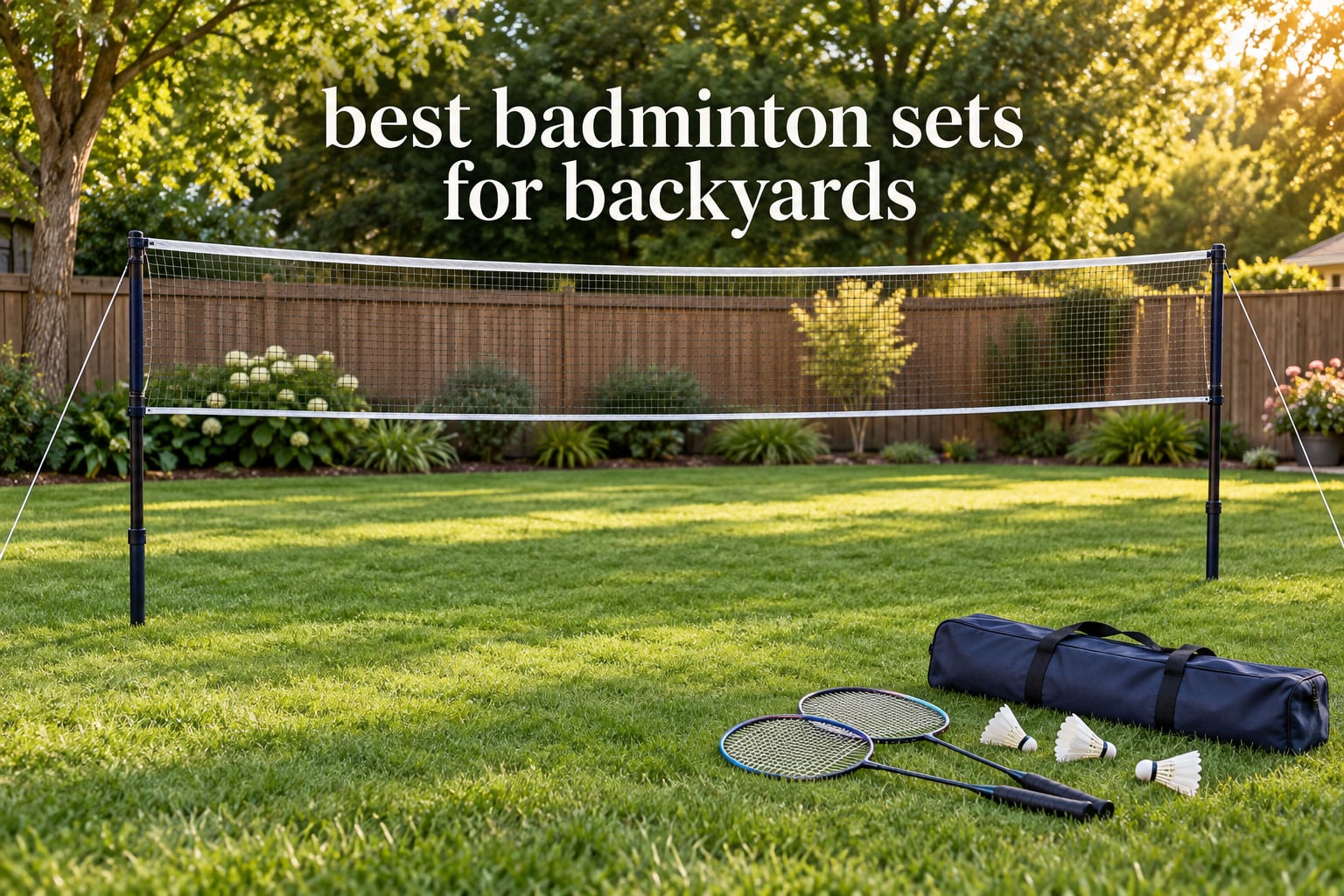 best badminton sets for backyards