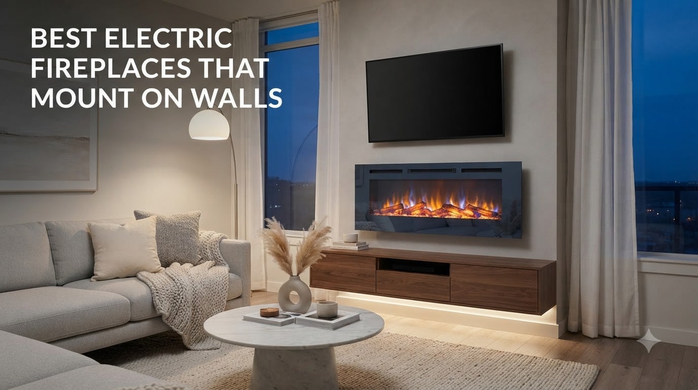 best electric fireplaces that mount on walls
