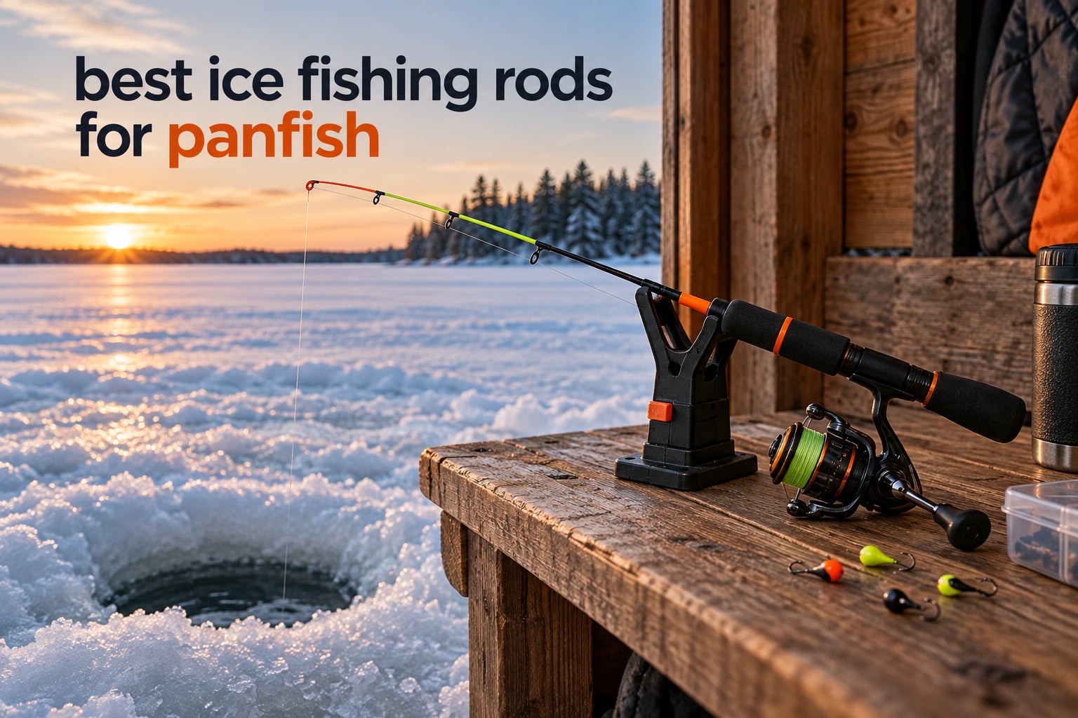 best ice fishing rods for panfish