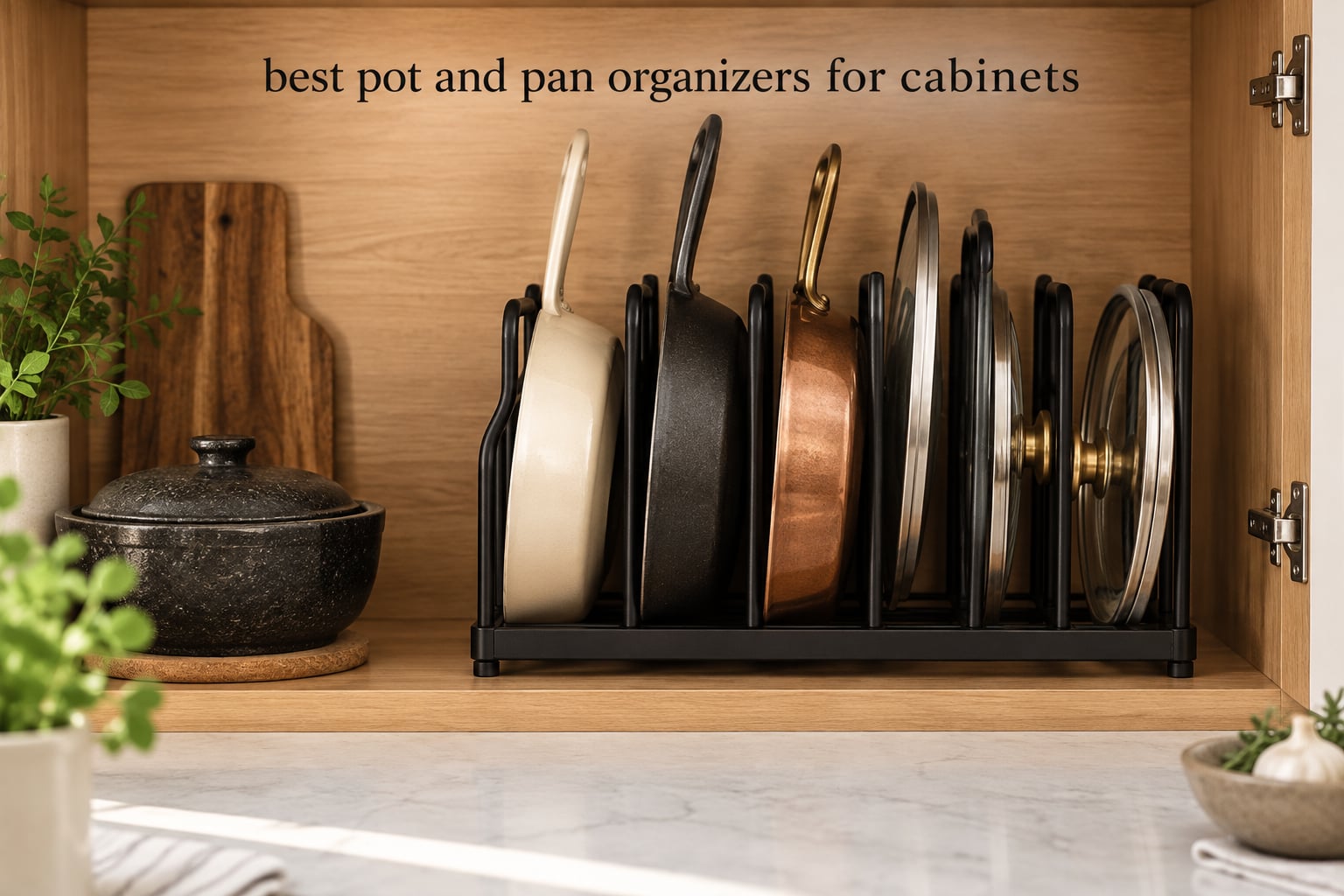 best pot and pan organizers for cabinets