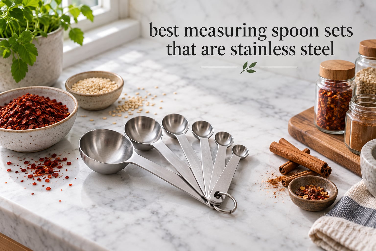 best measuring spoon sets that are stainless steel