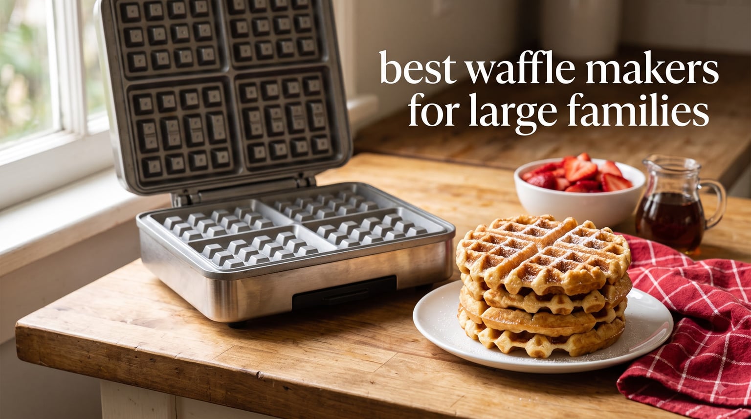 best waffle makers for large families