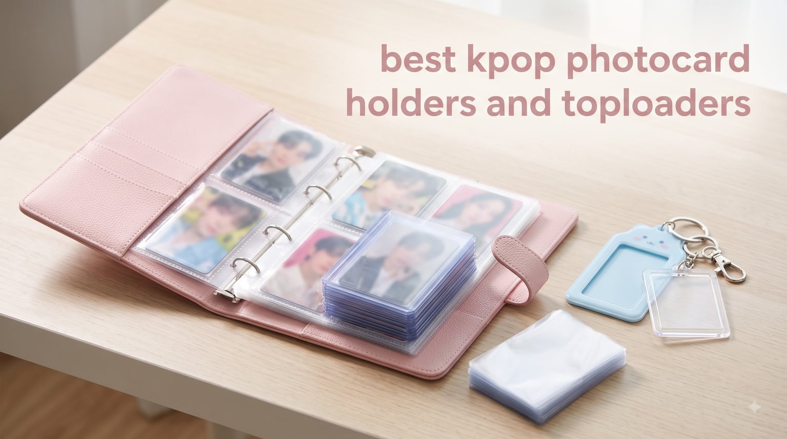 best kpop photocard holders and toploaders